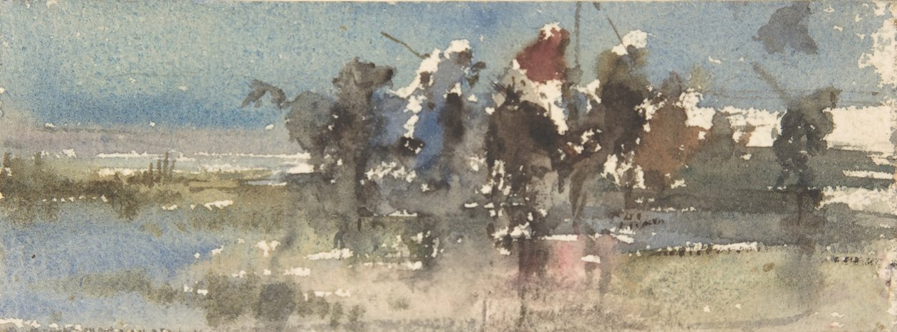 Mauren zu Pferd, ca. 1854-74 von Mariano José María Bernardo Fortuny y Carbó
