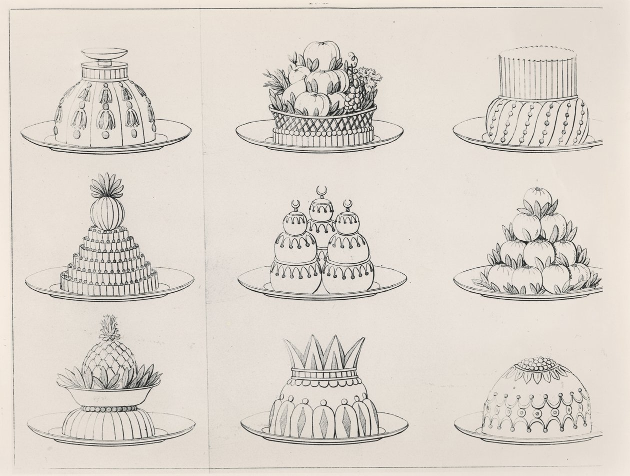 Entwürfe von Antoine Careme von Marie Antoine Careme