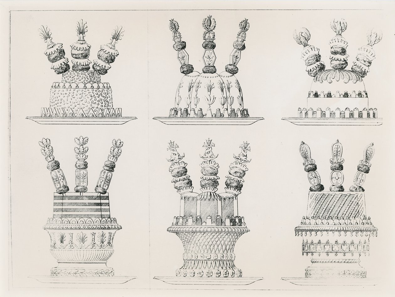 Entwürfe von Antoine Careme von Marie Antoine Careme