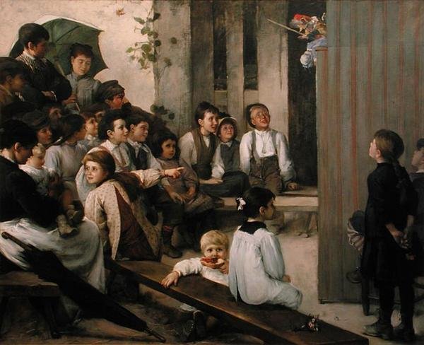 Guignol im Dorf von Marie Mrs Dujardin-Beaumetz Petiet