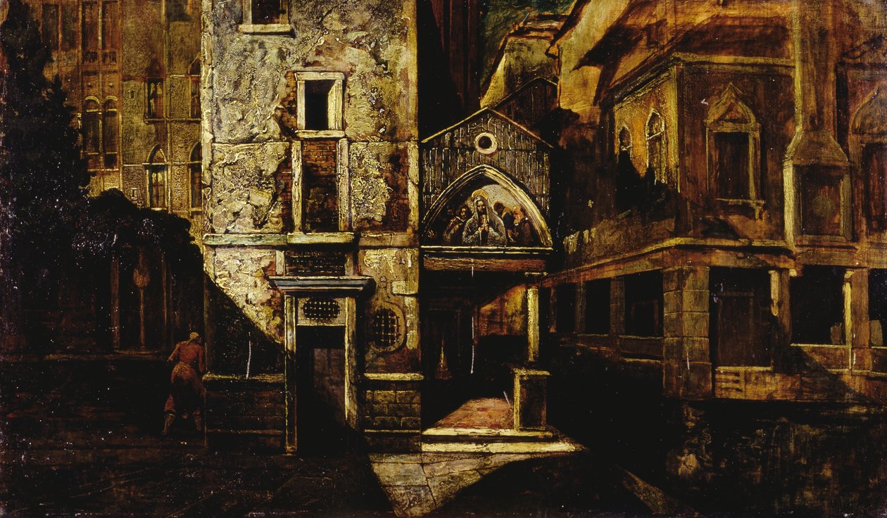 Eine Ecke in Venedig von Mario de (1852 1924) Maria