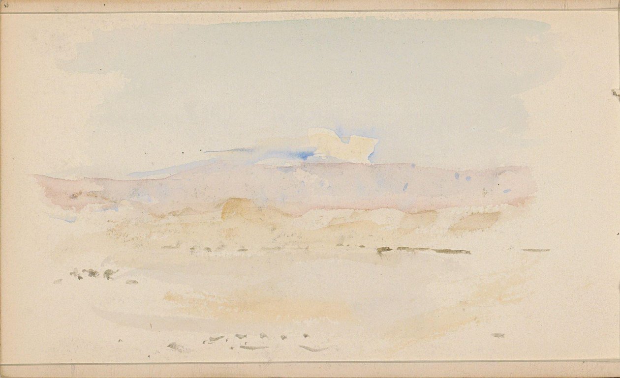 Wüstenlandschaft mit Bergen von Marius Bauer