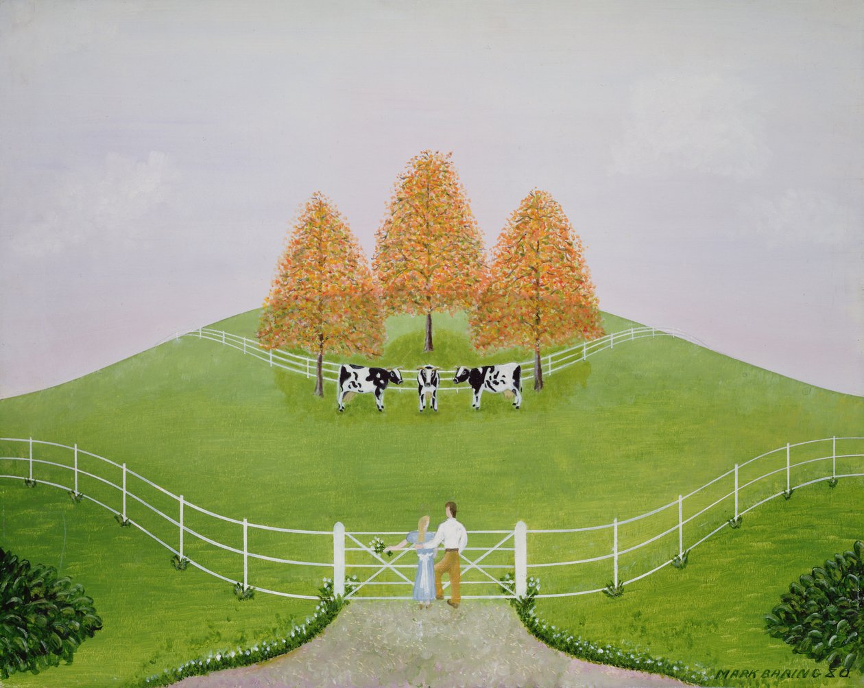 Eine pastorale Landschaft von Mark Baring