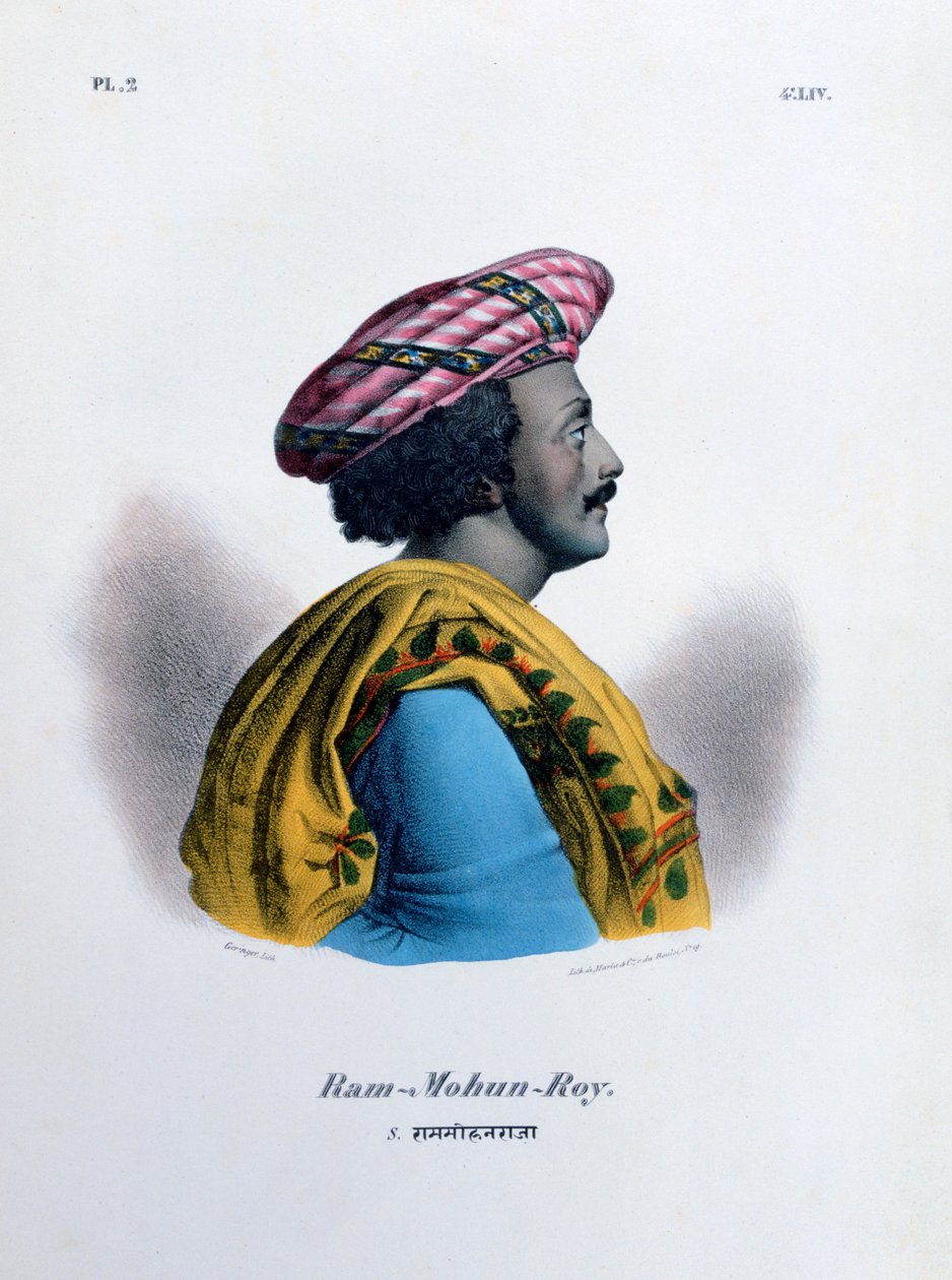 Ram Mohan Roy, Gründer des Brahmo Samaj, 1828 von Marlet et Cie