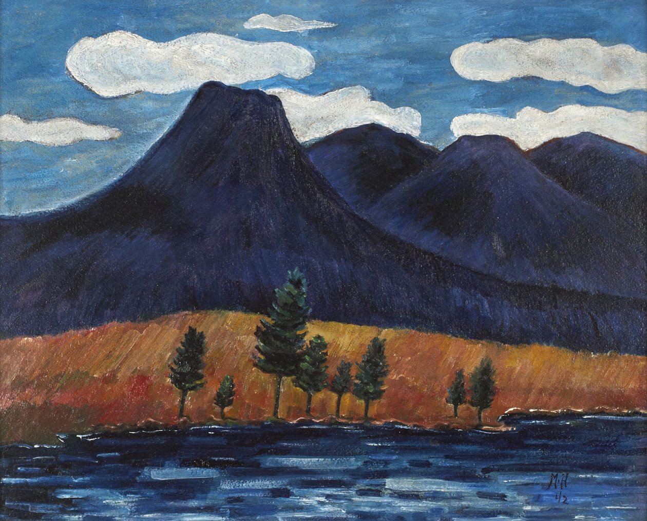 Blaue Landschaft von Marsden Hartley
