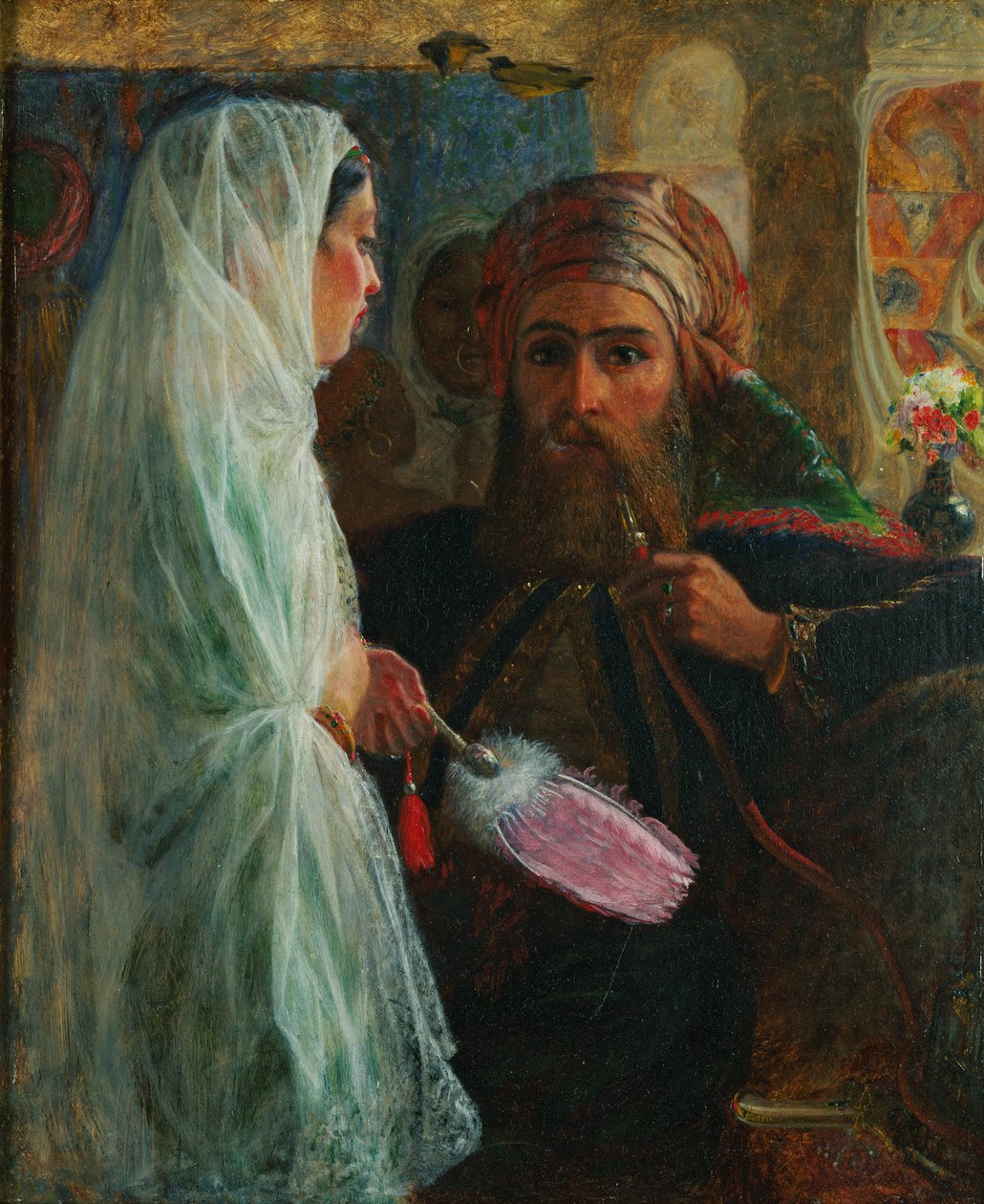 Der Hookah-Raucher von Marshall Claxton