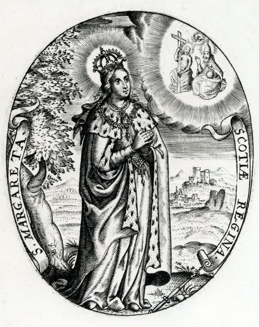 Heilige Margarete, Königin von Schottland, c.1618 von Marten Baes