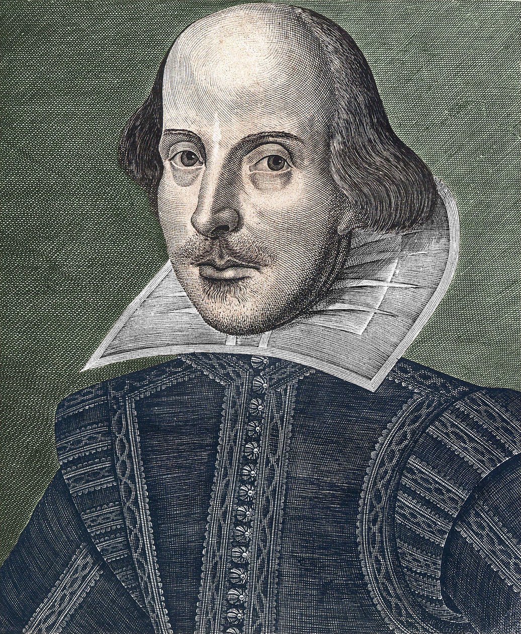 Porträt von William Shakespeare von Martin Droeshout