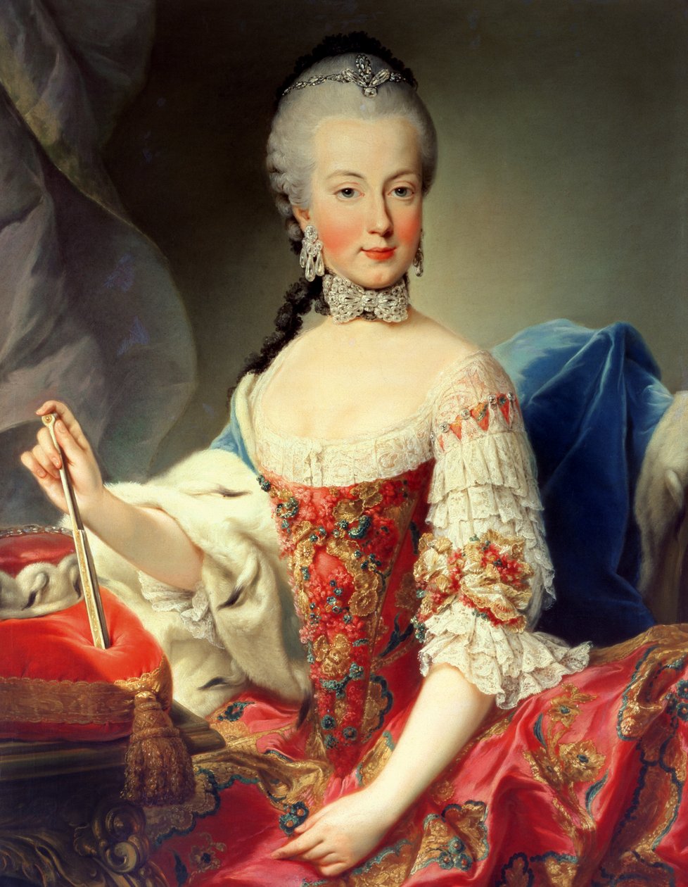 Erzherzogin Maria Amalia Habsburg-Lothringen, (1746-1804), achtes Kind von Kaiserin Maria Theresia von Österreich (1717-80) und Kaiser Franz I. (1708-65) von Martin II Mytens or Meytens