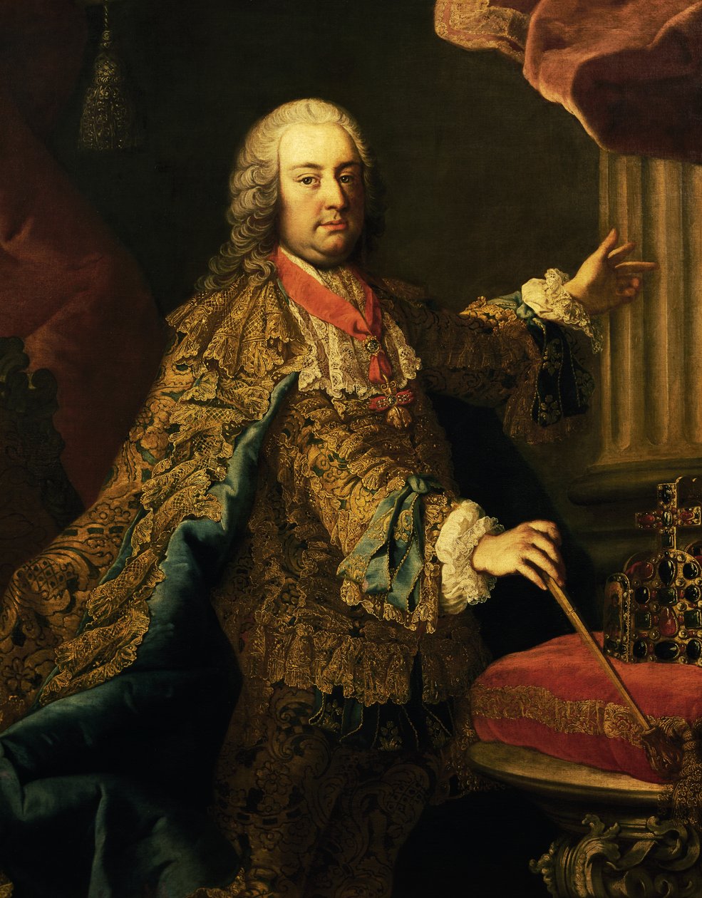 Porträt von Franz I., Heiliger Römischer Kaiser (Nancy) von Martin II Mytens or Meytens