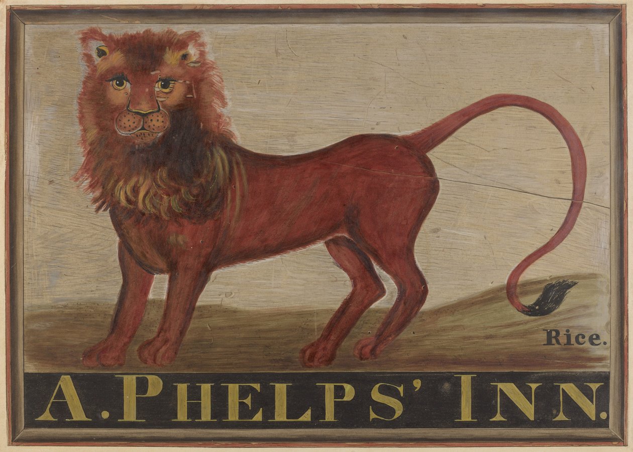 Red Lion Inn Schild von Martin Partyka