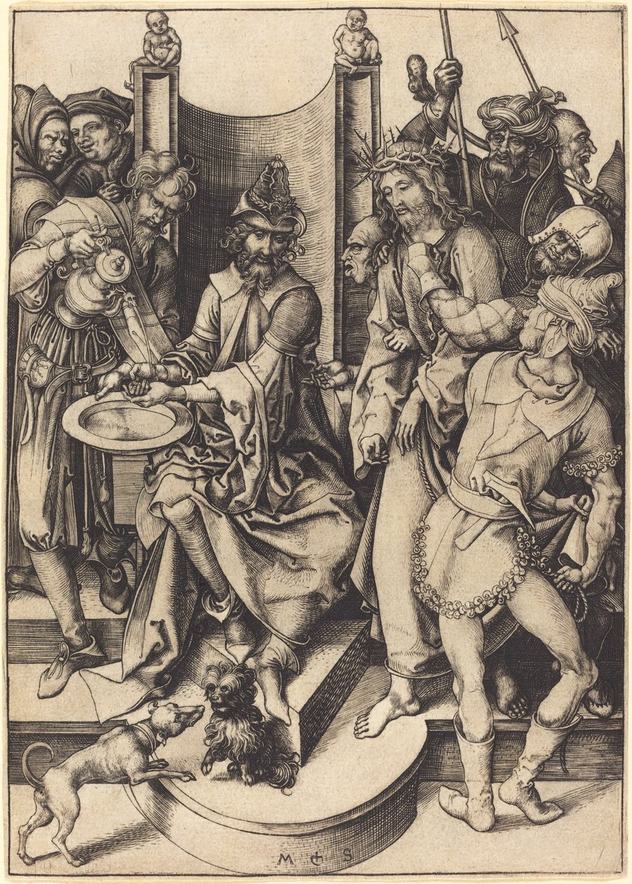 Christus vor Pilatus von Martin Schongauer