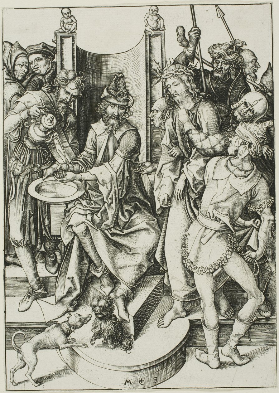 Christus vor Pilatus von Martin Schongauer