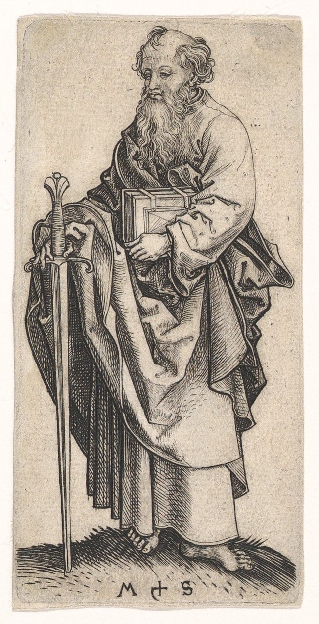 St. Paul, ca. 1435-1491 von Martin Schongauer