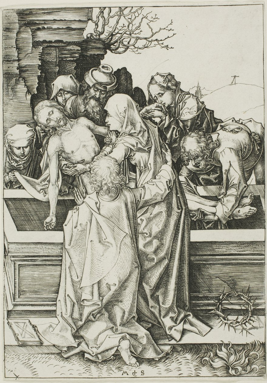Die Grablegung von Martin Schongauer