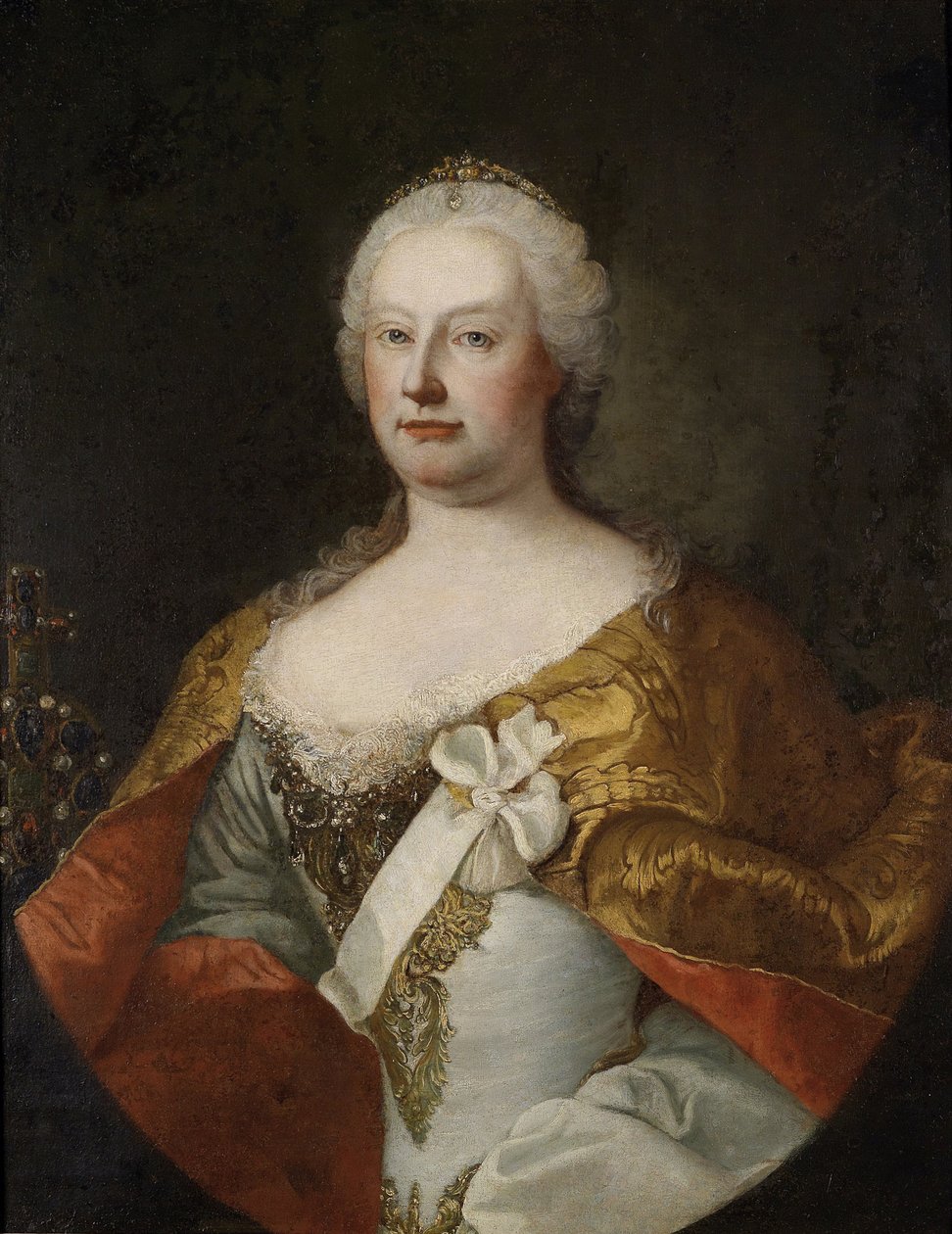 Porträt von Kaiserin Maria Theresia von Österreich, 1717-1780, 1750er Jahre von Martin van Meytens the Younger