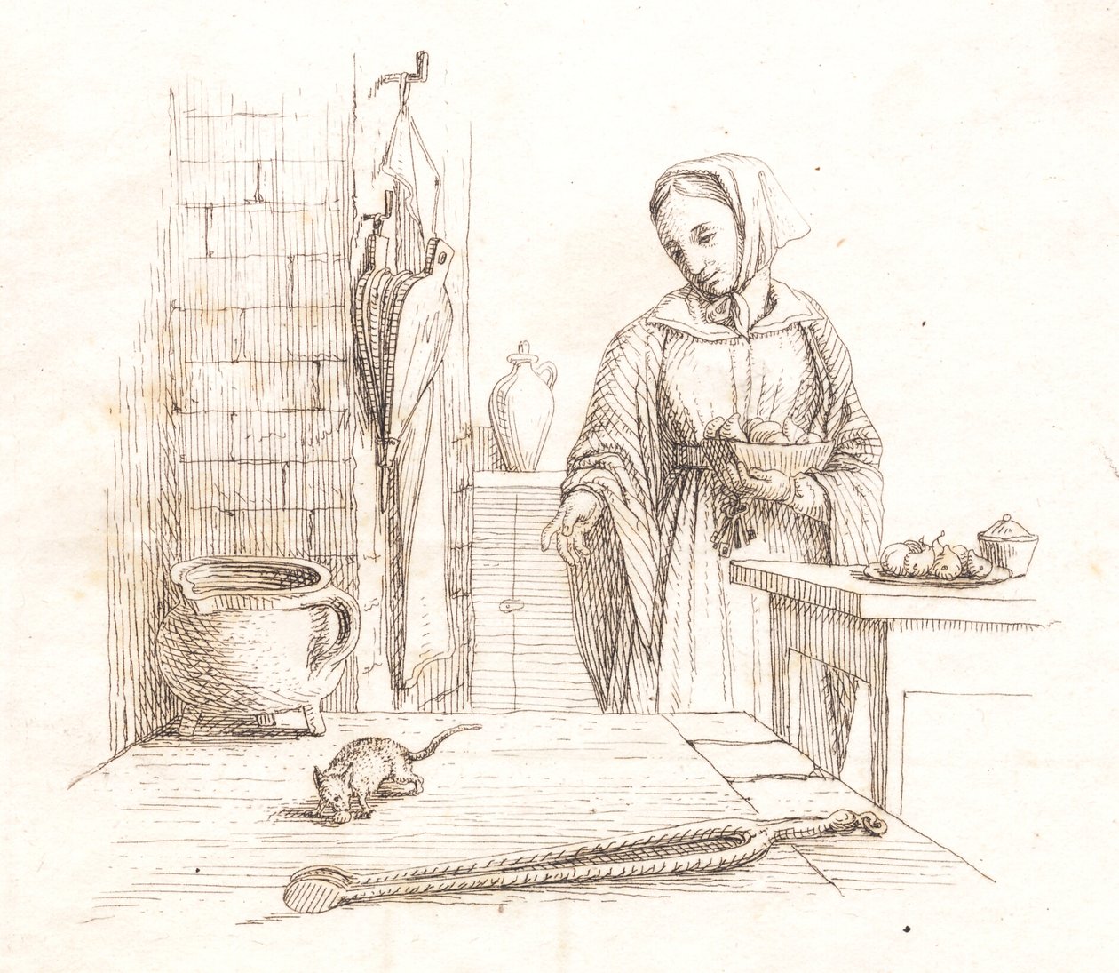 Illustration zu "Halvhundrede Fabler for Børn" von Hey von Martinus Rørbye
