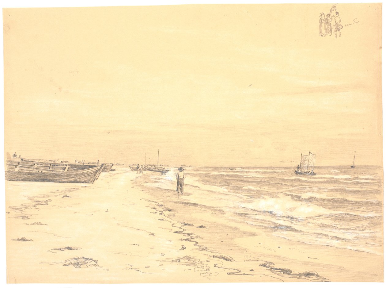 Teil von Sønderstrand, Skagen von Martinus Rørbye