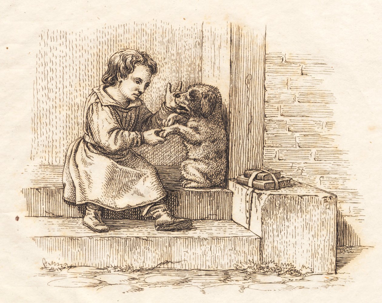 Illustration zu „Halvhundrede Fabler for Børn“ von Hey von Martinus Rørbye