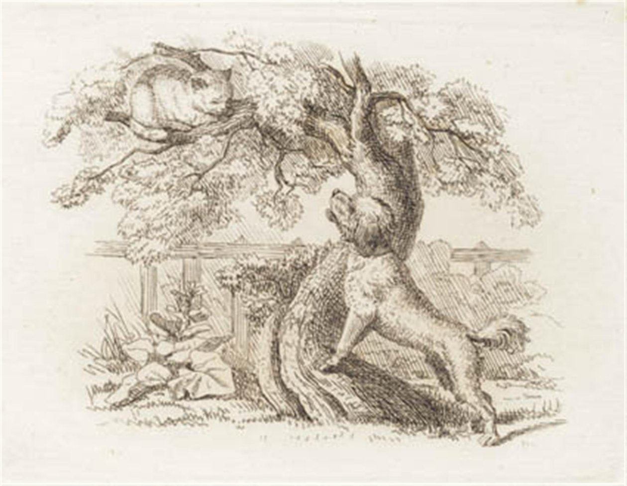 Illustration zu "Halvhundrede Fabler for Børn" von Hey von Martinus Rørbye