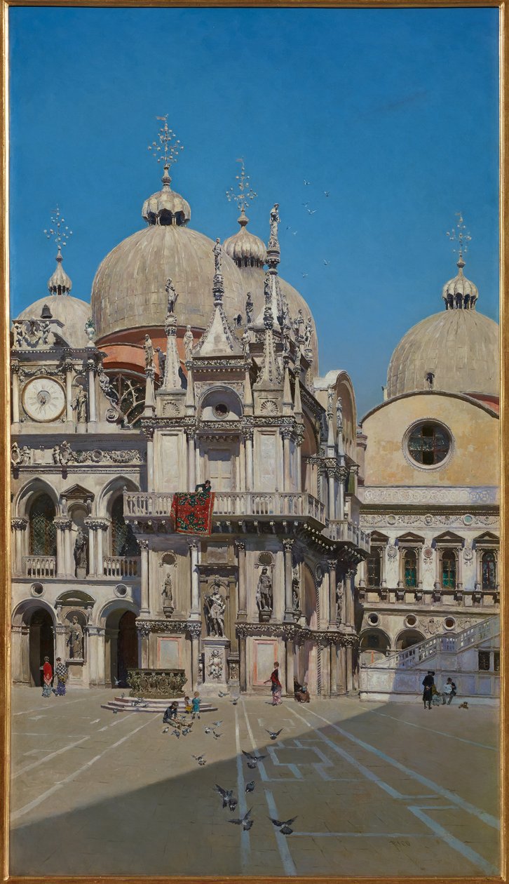 Hof des Dogenpalastes von Venedig von Martin Rico