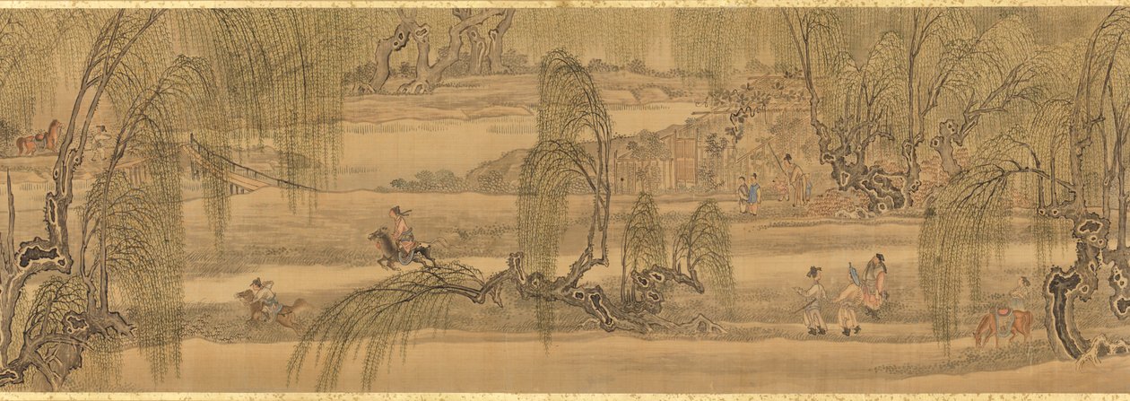 Reiten am Westsee von Maruyama Okyo