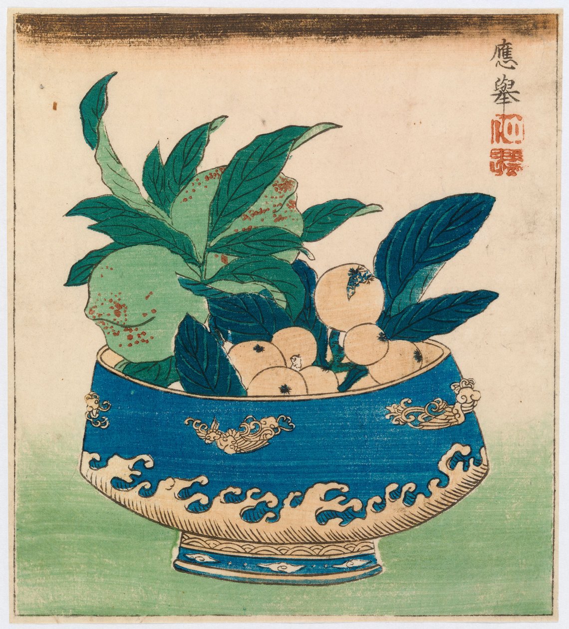 Pfirsiche und Loquats von Maruyama Okyo