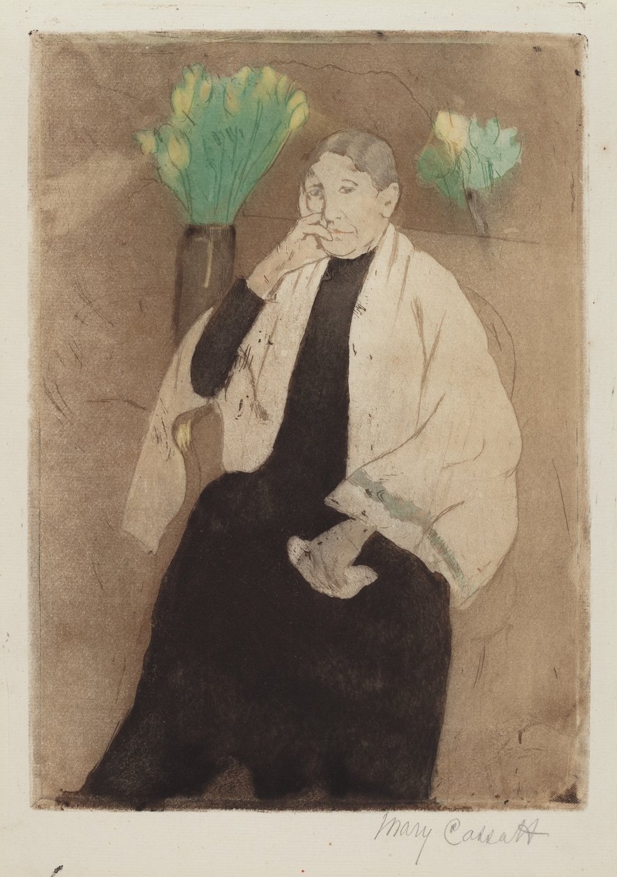 Porträt der Mutter des Künstlers, ca. 1889-1890 von Mary Cassatt