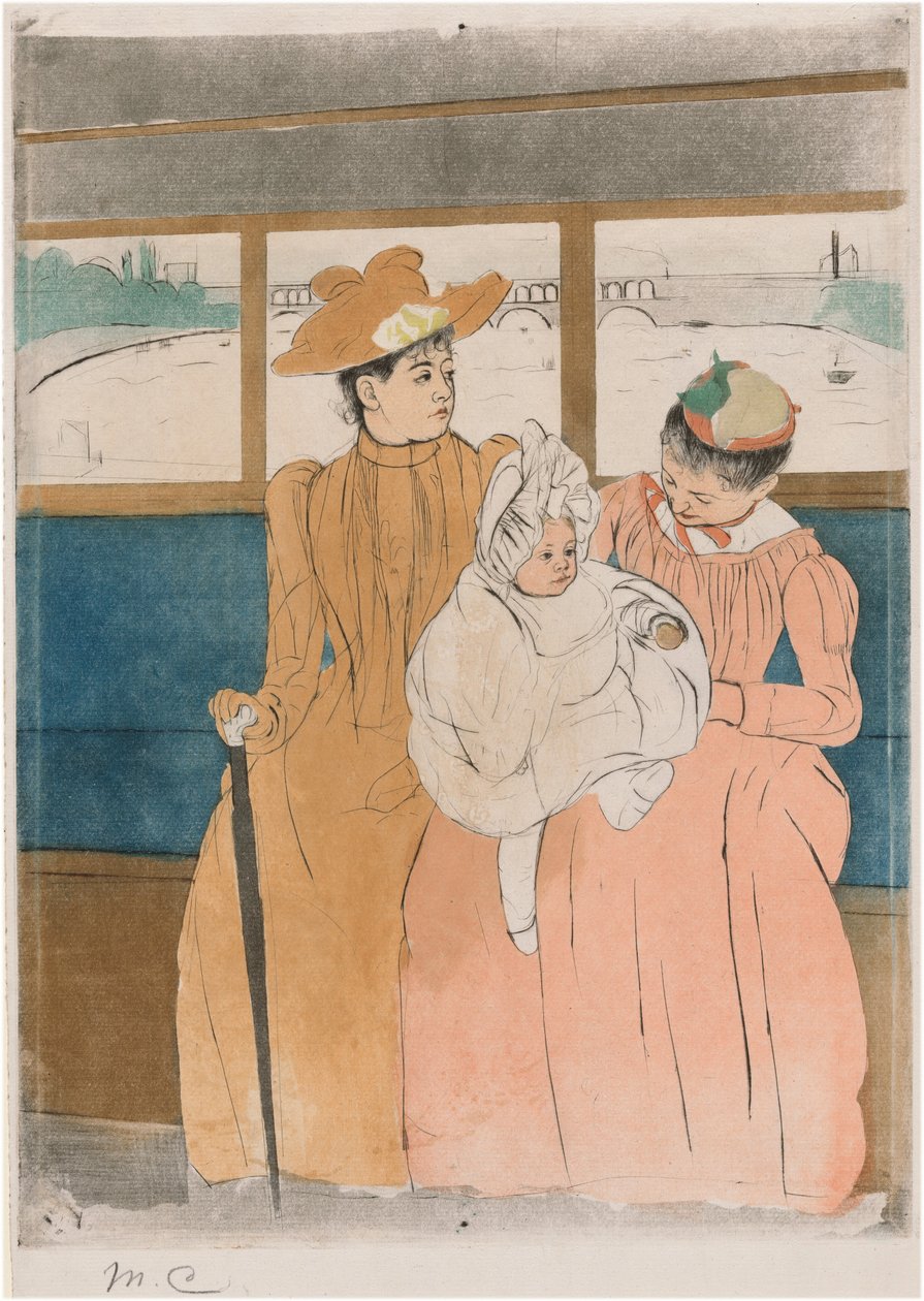 Im Omnibus von Mary Cassatt