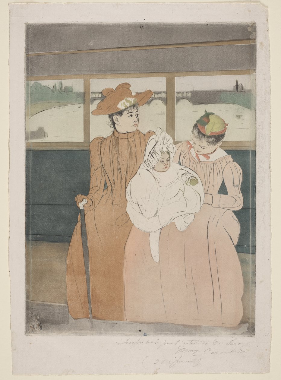 Im Omnibus von Mary Cassatt