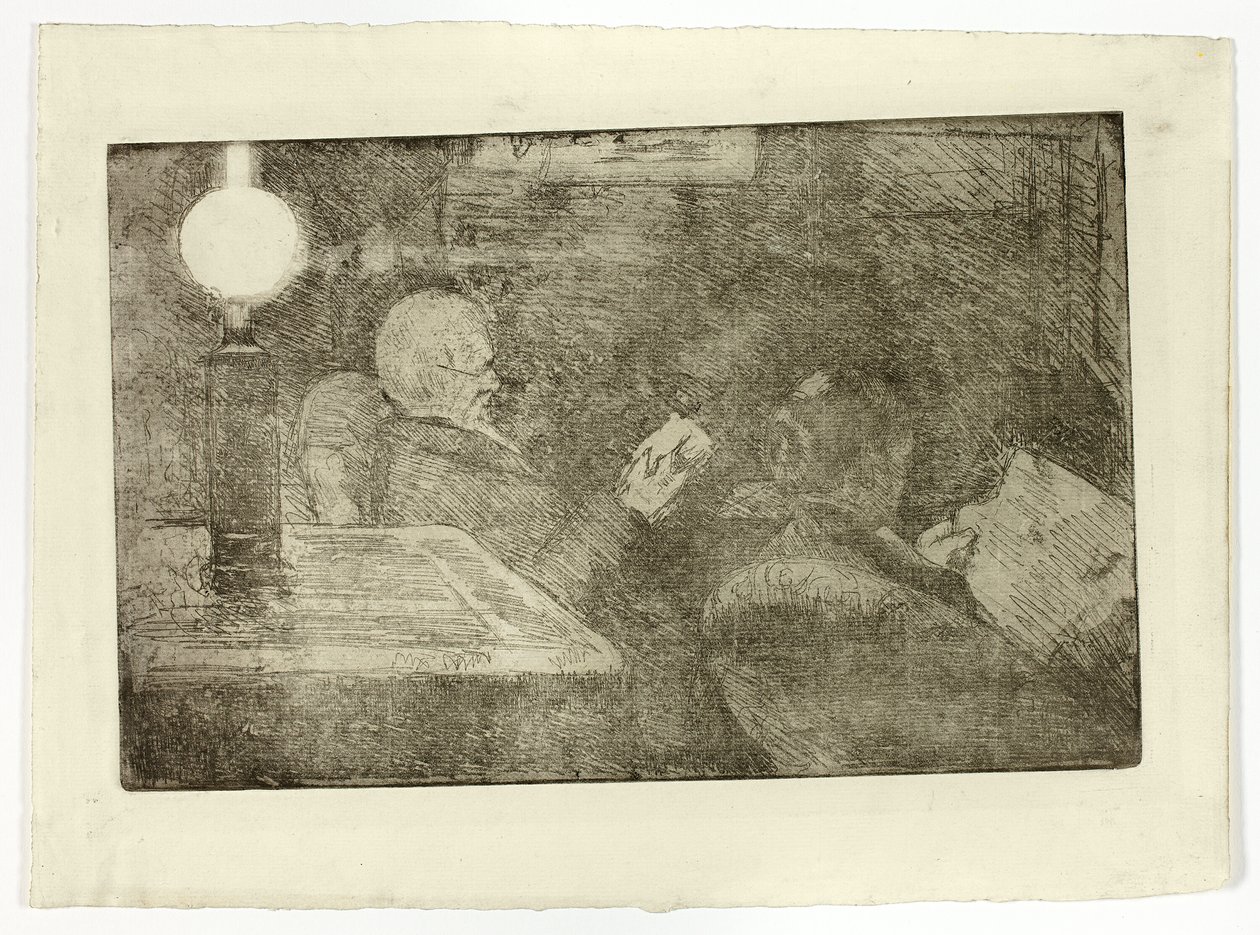 Herr und Frau Cassatt beim Lesen von Mary Cassatt