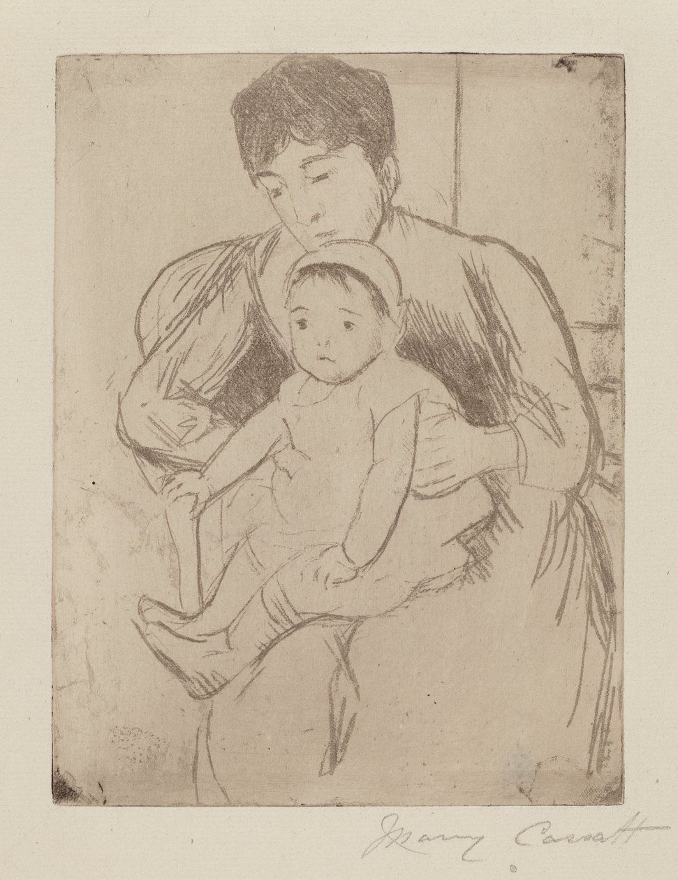 Bill für einen Ausflug vorbereiten, ca. 1889. von Mary Cassatt