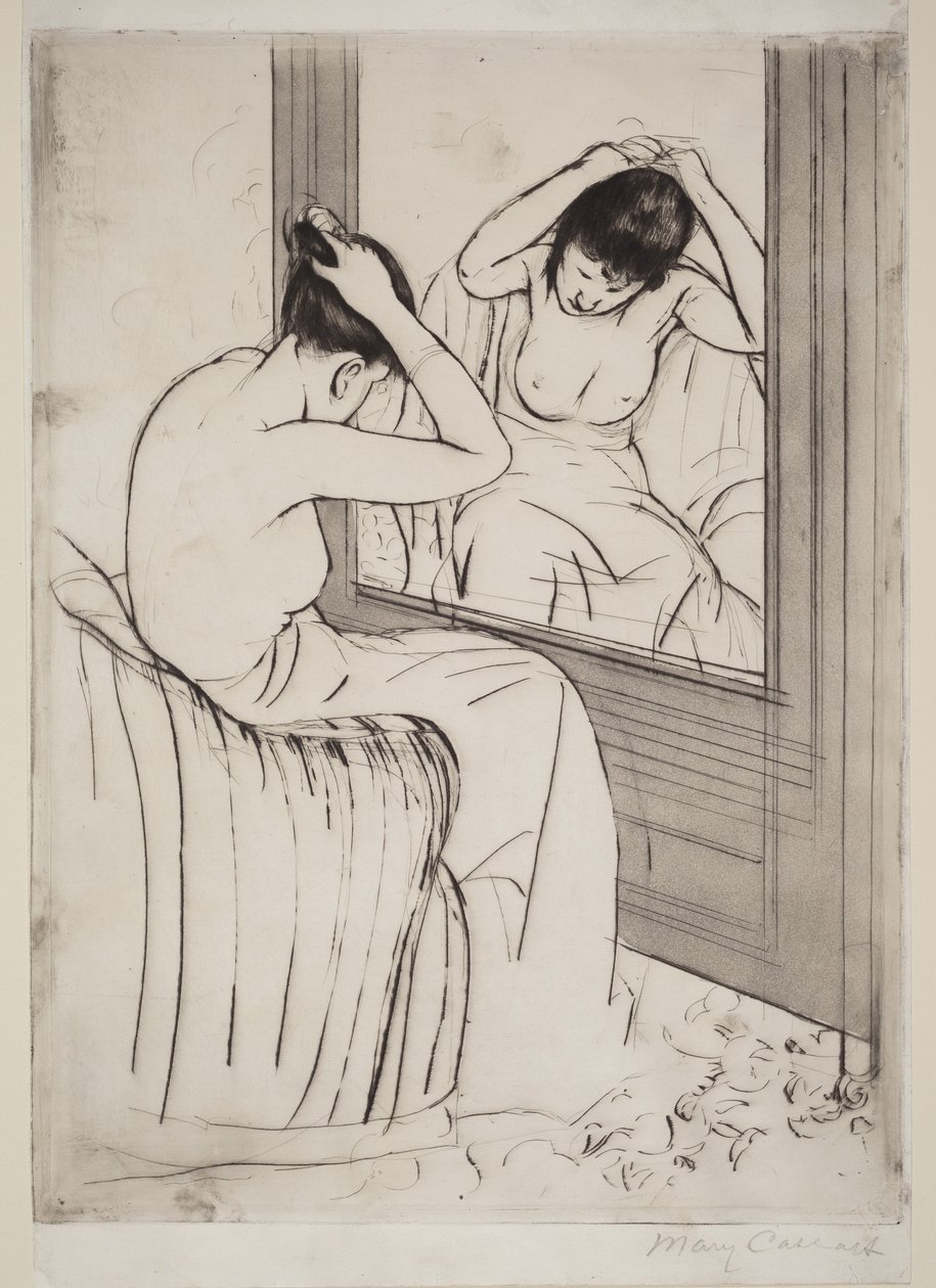 Die Frisur von Mary Cassatt