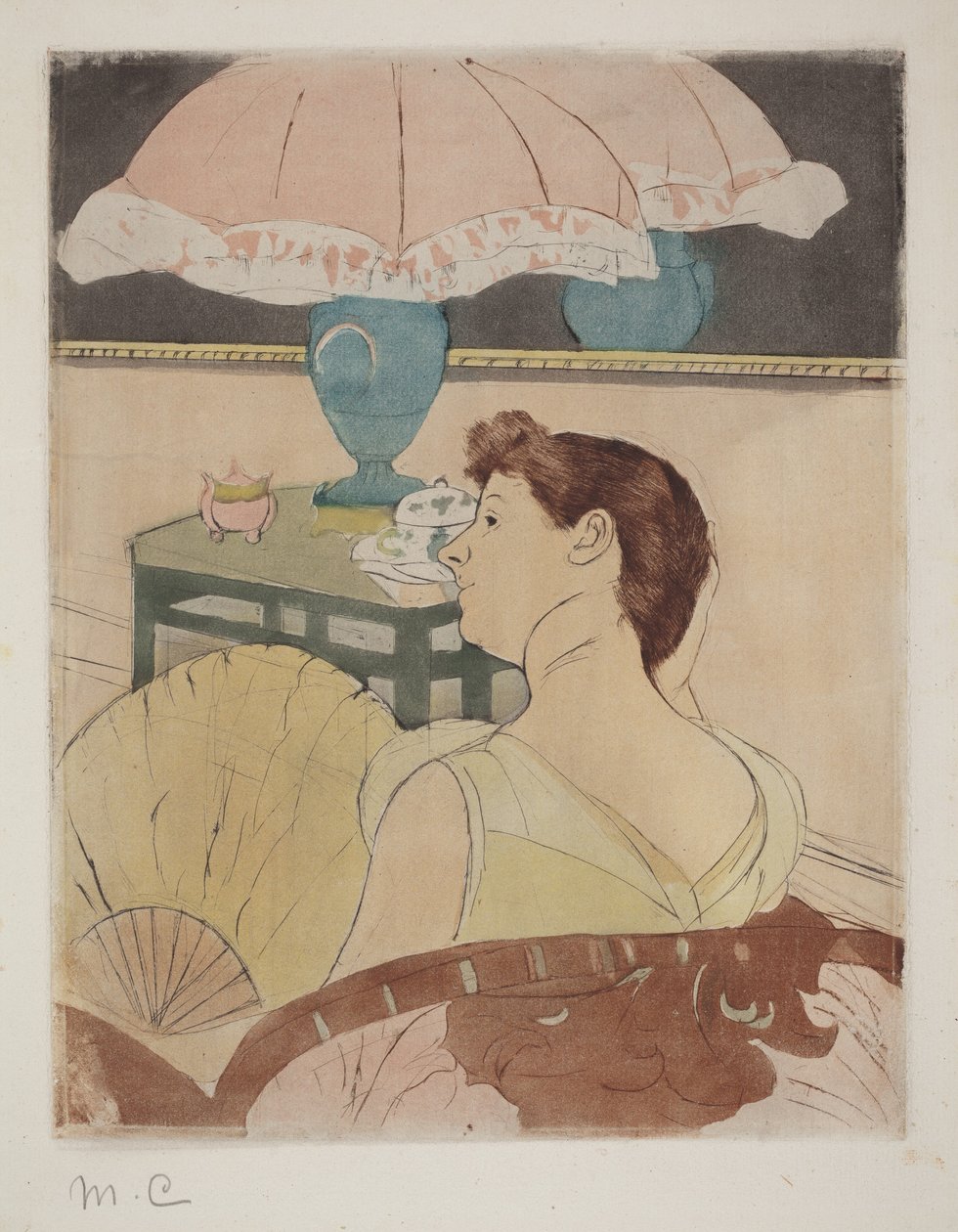 Die Lampe von Mary Cassatt