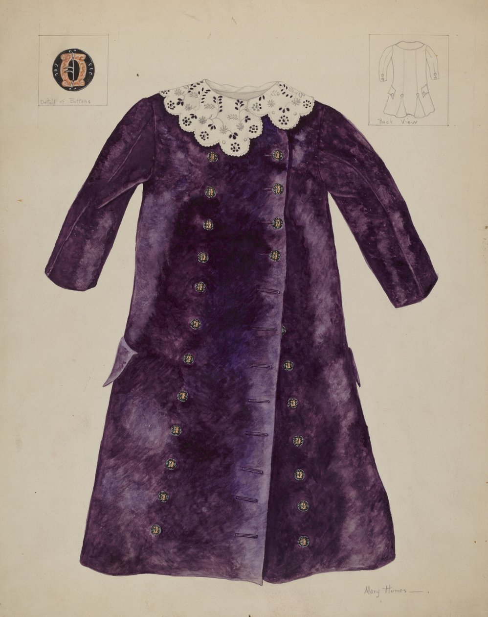 Kinderjacke, ca. 1937 von Mary E Humes