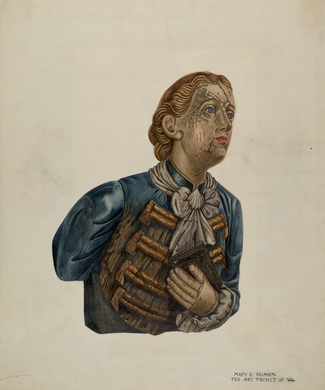 Galionsfigur von Bark George, ca. 1939 von Mary E Humes