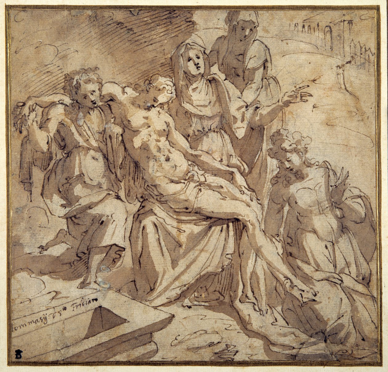 Die Pietà von Maso da San Friano