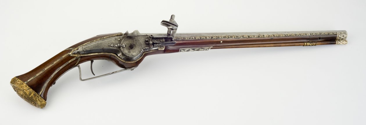 Eines von Paar Radschlosshalfterpistolen, ca. 1650 von Master H. W.