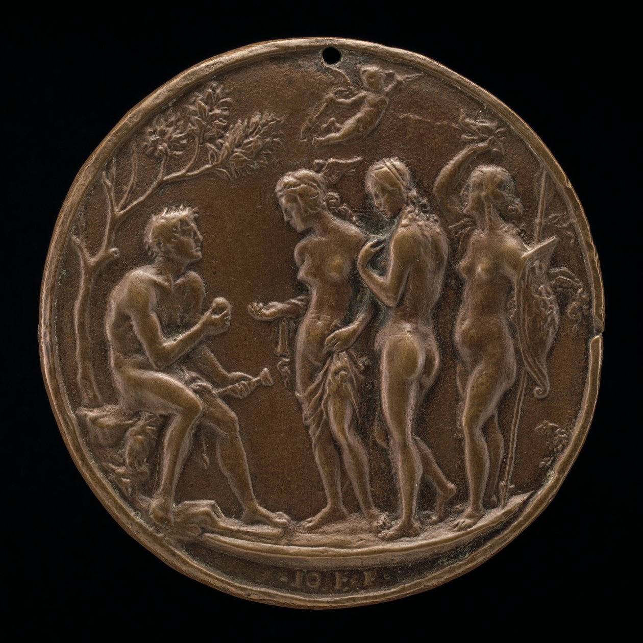 Das Urteil des Paris, zweite Hälfte des 15. Jahrhunderts von Master IO.FF.