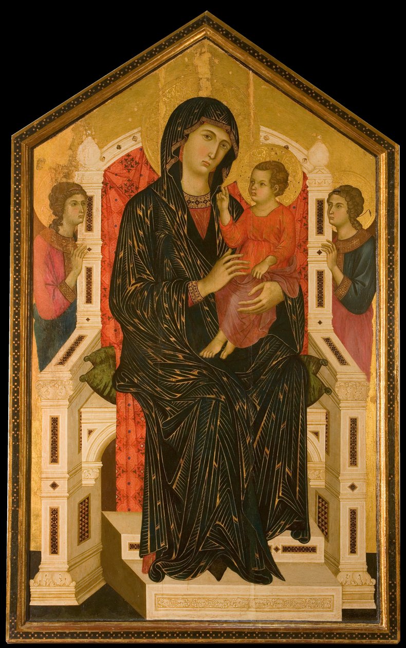 Maestà, zweite Hälfte des 13. Jahrhunderts von Master of Badia a Isola