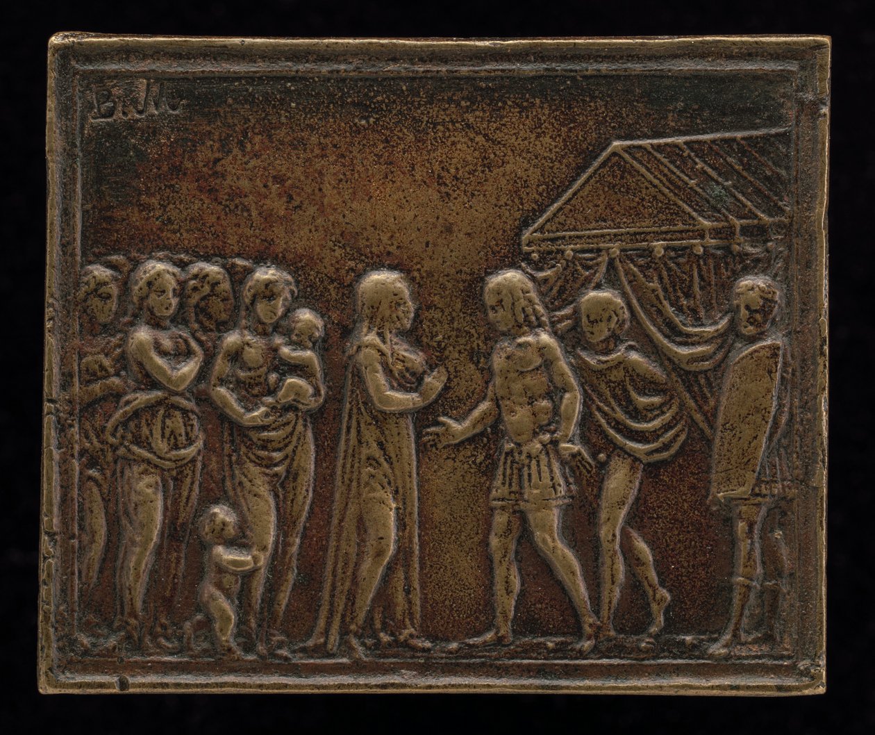 Coriolanus und die Frauen von Rom von Master of Coriolanus