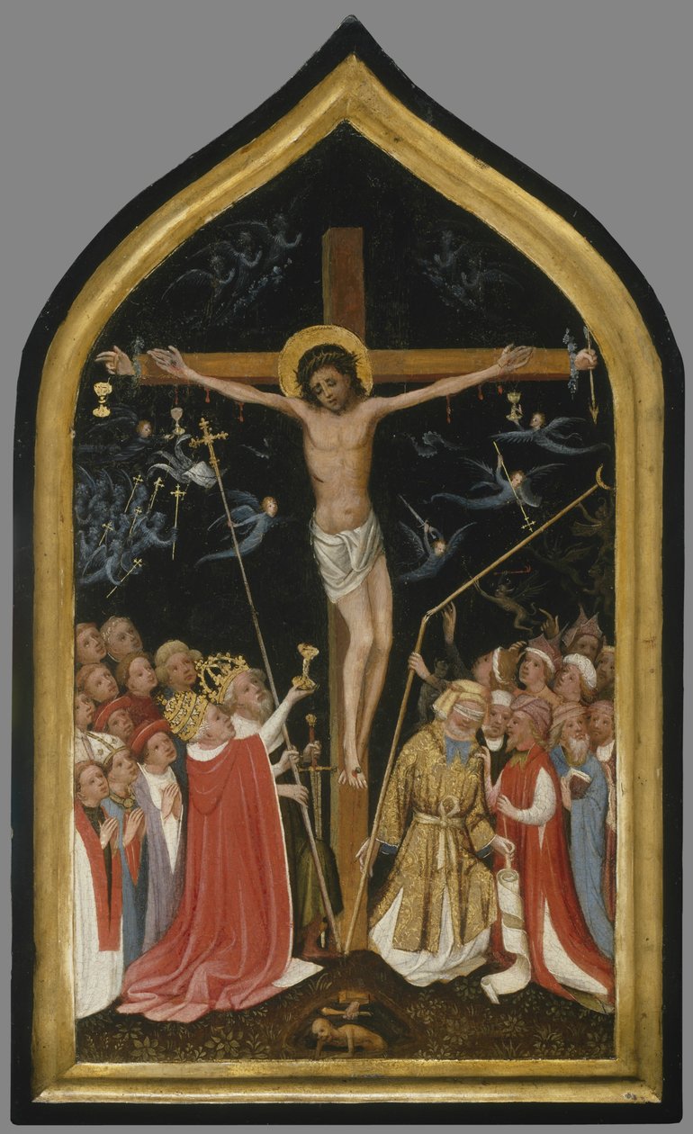 Christus am lebenden Kreuz von Master of Saint Veronica