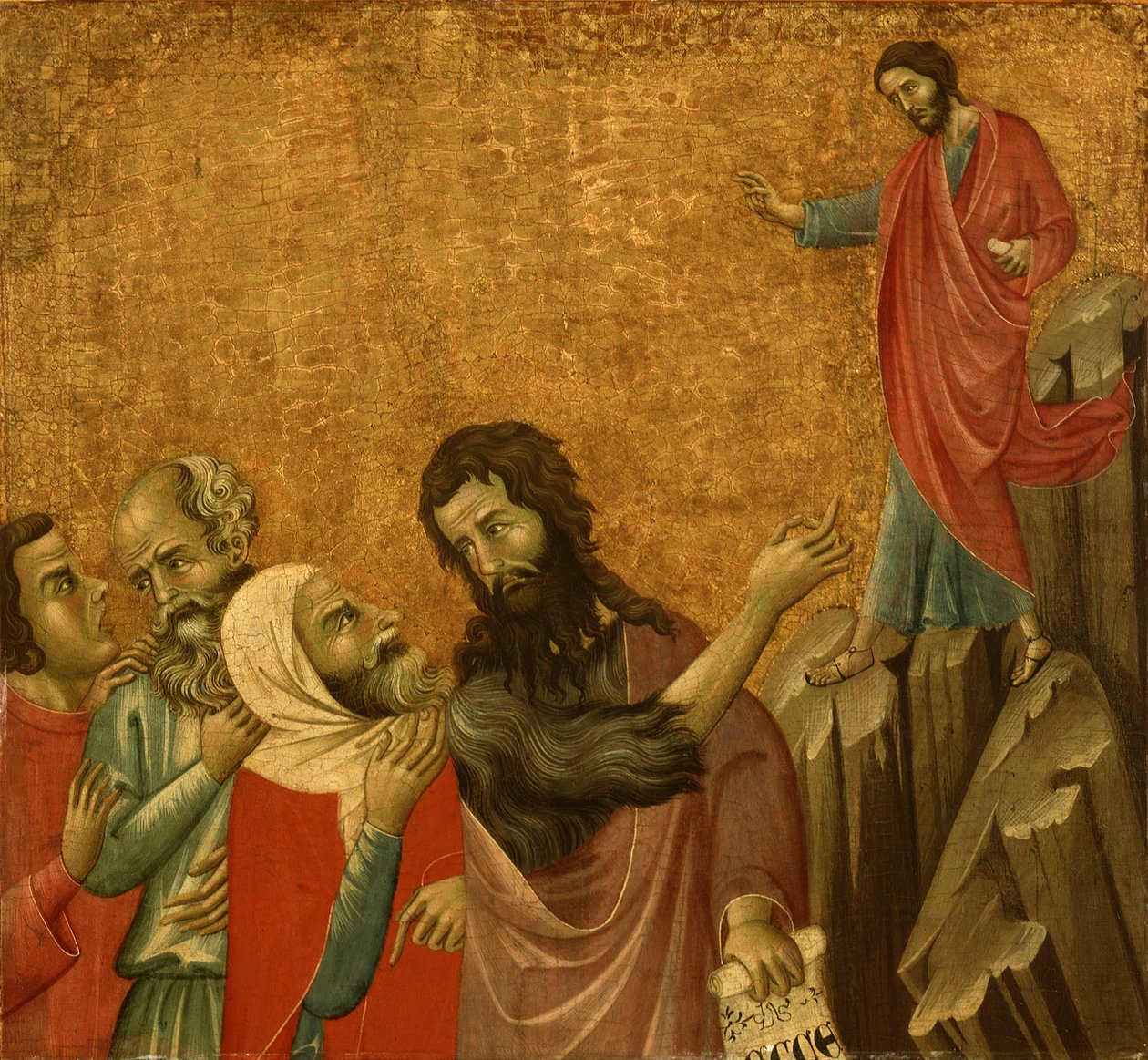 Das Zeugnis von Johannes dem Täufer von Master of San Torpe
