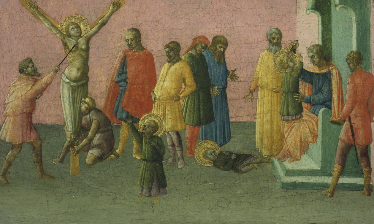 Das Martyrium der Heiligen, 1400-50 von Master of St. Julitta and St. Quiricus Master of St. Julitta and St. Quiricus