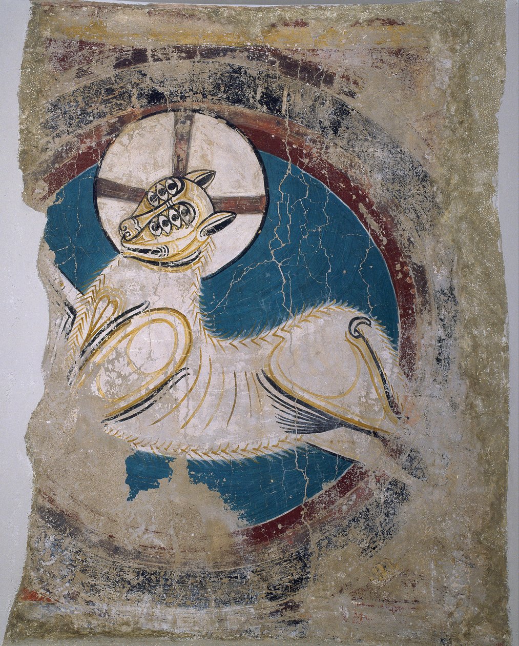 Apokalyptisches Lamm (aus Sant Climent de Tauell) von Master of Tahull