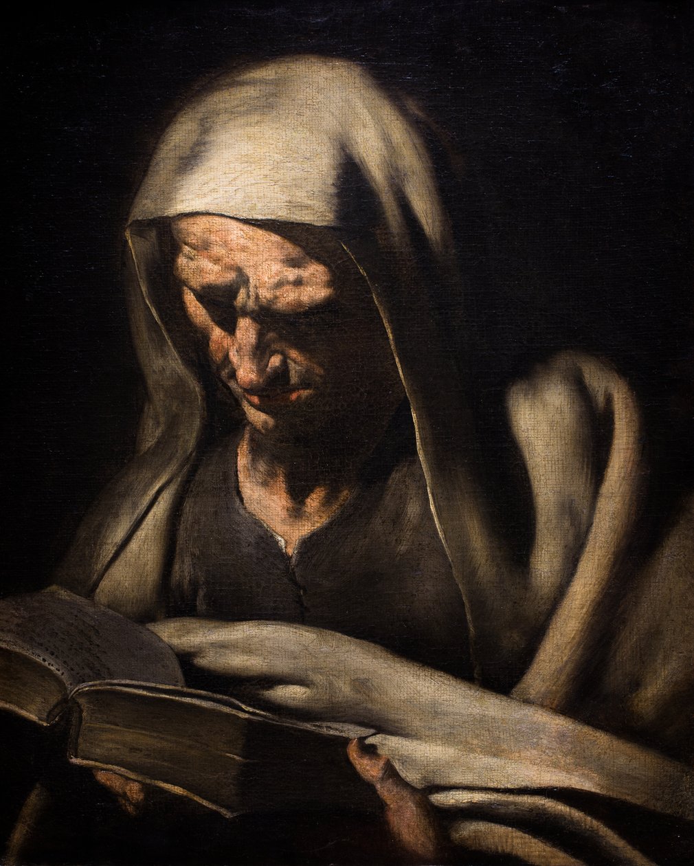 Prophet im Lesebüsten von Master of the Annunciation to the Shepherds
