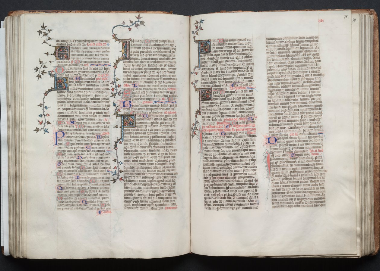 Das Gotha Missale: Fol. 78r, Text von Master of the Boqueteaux