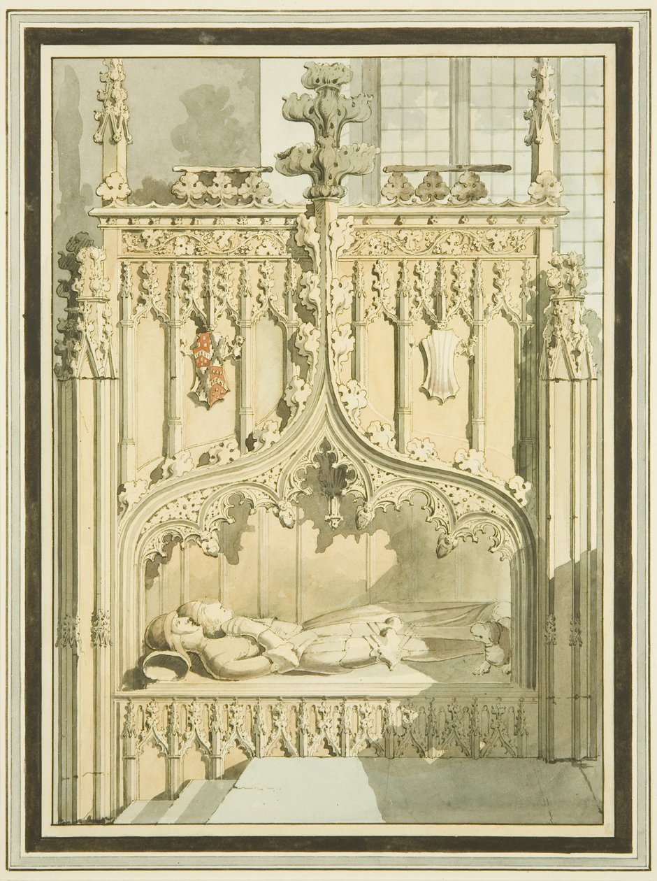 Figuren von Sir Maurice Berkeley und seiner Frau in St. Mark