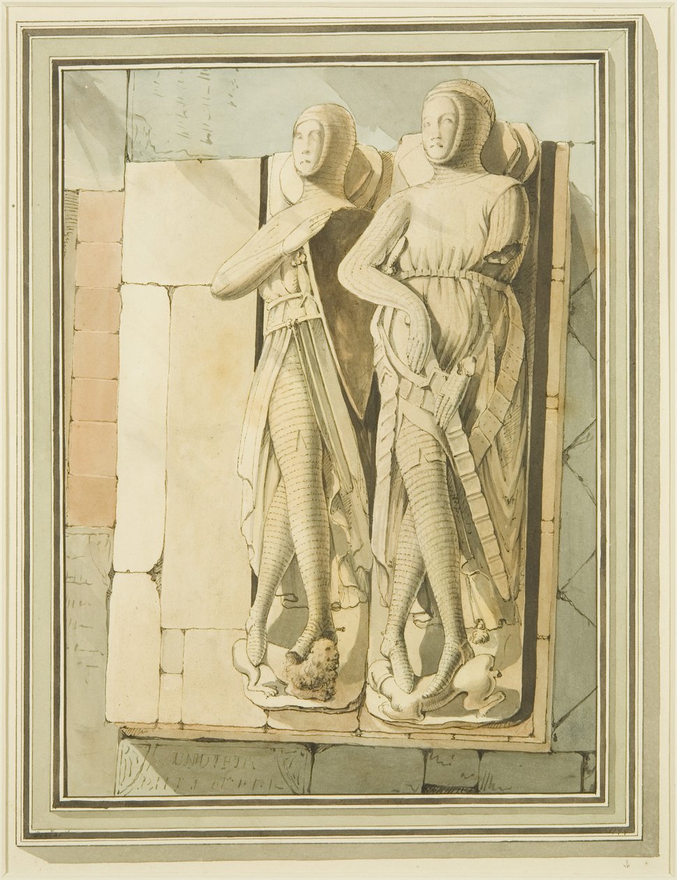 Figuren von zwei Rittern, 