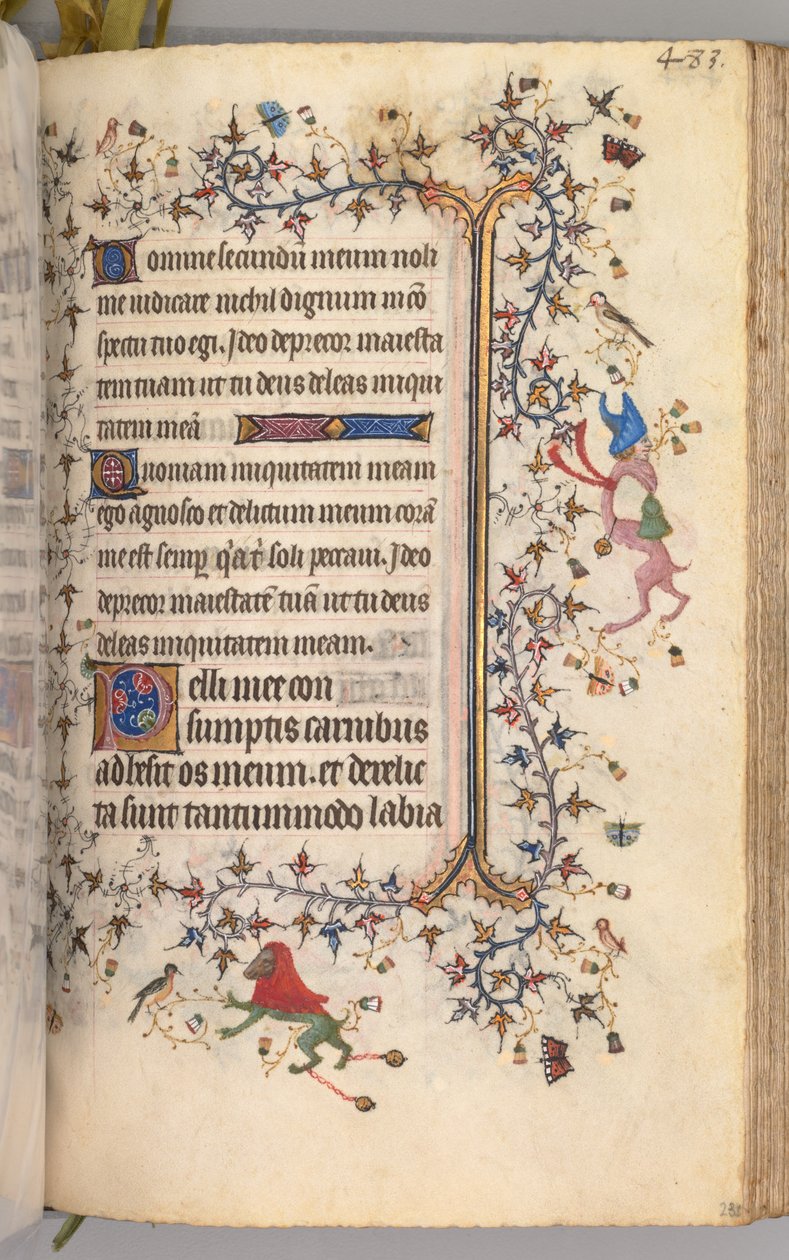 Stundenbuch von Karl dem Edlen, König von Navarra 1361-1425: fol. 236r, Text, um 1405 von Master of the Brussels Initials and Associates